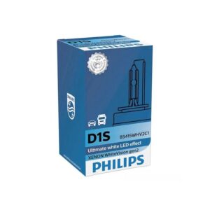 Philips D1S Xenon White Vision GEN2 85V 35W Ultimate White LED Effect Xenon Bulb 85415WHV2C1